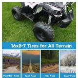 16x8-7 ATV Tire Tubeless Replacement 4PR