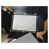 $230 D50 2-Pack 15.4" LED Video Light with Barn Door, NO Remote, 45W