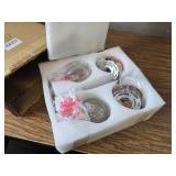 $96 2-Pendant Lights for Kitchen Island - Painted Gold Globe Pendant