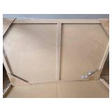 $48 Wooden Planks Print Magnetic Dry Erase Board, 30x20 in, Frameless