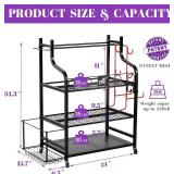 $80 Mythinglogic Yoga Mat Storage Rack with Hooks & Wheels