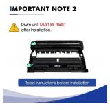 $57 DR-830 Drum Unit Black 2-Pack for Brother DR830