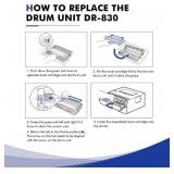 $57 DR-830 Drum Unit Black 2-Pack for Brother DR830