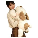 Dog Weighted Stuffed Animal, 5.7 lb, 25.5 in Plush Toy, Brown