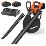 $200 MAXLANDER Cordless Leaf Blower & Vacuum with Bag, 3-in-1