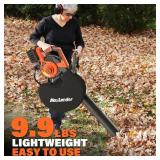 $200 MAXLANDER Cordless Leaf Blower & Vacuum with Bag, 3-in-1