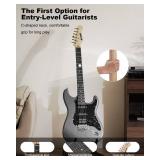 $123 RST-150 39" Beginner Electric Guitar Kit with Amp & HSS Pickups