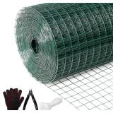 $70 Hardware Cloth 1/2 in x 36 in x 100 ft PVC Coated Welded Wire Mesh