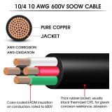 $200 100ft 10/4 AWG SOOW Wire - 600V, 4-Conductor Extension Cord