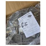 $51 ARC Tortilla Press 10.4" Cast Iron Tortilla Maker, Black/Gray