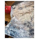 $119 8x10 Area Rug - Washable Abstract Non-Slip Indoor Carpet