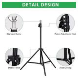 Backdrop Stand Kit 10x6.5ft Adjustable Background System Carry Bag