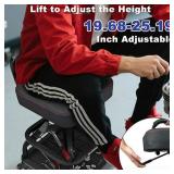 $116 Rolling Shop Stool with Wheels, Adjustable Height, 330 LBS, Black