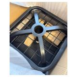 $116 Rolling Shop Stool with Wheels, Adjustable Height, 330 LBS, Black