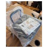 $116 Rolling Shop Stool with Wheels, Adjustable Height, 330 LBS, Black