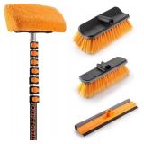 $180 36-Foot Exterior House Cleaning Brush Set with 5-30 ft Pole