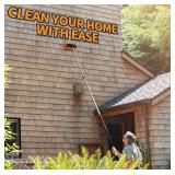 $180 36-Foot Exterior House Cleaning Brush Set with 5-30 ft Pole
