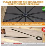 Pitch Shower Kit Sticks for Pitch, Quick Pre-Sloped Shower Pan