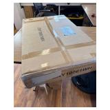 $100 13 Gallons Tilt-Out Trash Can Cabinet, Free-Standing Bin White