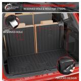 $58 VW Atlas Cargo Mat - Trunk Liner & Back Seat Cover (2018-2026)