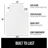 $56 Gorilla Grip Slip-Resistant Office Chair Mat for Carpet, 32.5x48