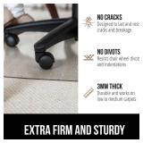 $56 Gorilla Grip Slip-Resistant Office Chair Mat for Carpet, 32.5x48