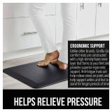 $47 GORILLA GRIP Kitchen Mats 39x20, Waterproof, Anti-Fatigue