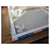 $59 3 Pcs Street Art Blue Graffiti Wall Decor Paintings Canvas