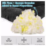 Rocking Chair Cushions Set - Non-Slip Adirondack Cushions Ties, Grey