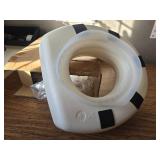 HealthSmart Raised Toilet Seat Riser, 15x15x5