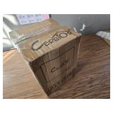 CERBIOR 6pc Bamboo Bath Set: Soap Dispenser, Holder, Cup, Dish