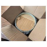 CERBIOR 6pc Bamboo Bath Set: Soap Dispenser, Holder, Cup, Dish