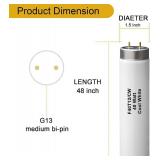 $69 (6 Pack) F40T12 48in Fluorescent Tubes, 40W, 2600lm, 4100K
