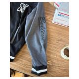 XL- Fashion Varsity Sweatshirt Slim Fit Cotton Jackets Coat