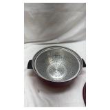 Bundt Rice Cooker - Red Enamel Double Steamer