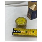 Avon Topaze Cream Sachet Box with Glass Jar