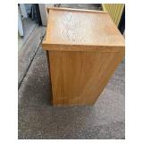 2 Drawer Wooden File Cabinet