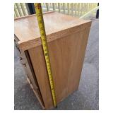 2 Drawer Wooden File Cabinet