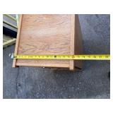 2 Drawer Wooden File Cabinet