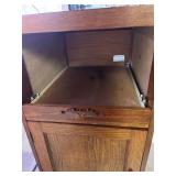 Solid Oak Display Cabinet