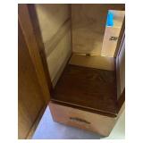 Solid Oak Display Cabinet