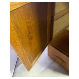 Solid Oak Display Cabinet