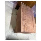 Vintage wooden cedar-type chest