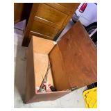 Vintage wooden cedar-type chest