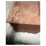 Vintage wooden cedar-type chest