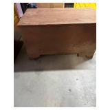 Vintage wooden cedar-type chest