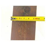 Wooden Wall Mounted Coat Rack with Metal Hooks