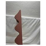 Decorative Wooden Wall Shelf with Heart Cutout