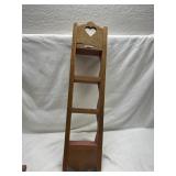 Decorative Wooden Wall Shelf with Heart Cutout