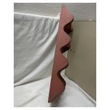 Decorative Wooden Wall Shelf with Heart Cutout